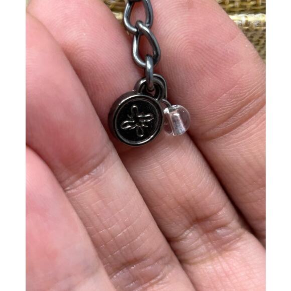 Simply Vera Wang Layered Gun Metal Necklace - Picture 8 of 10